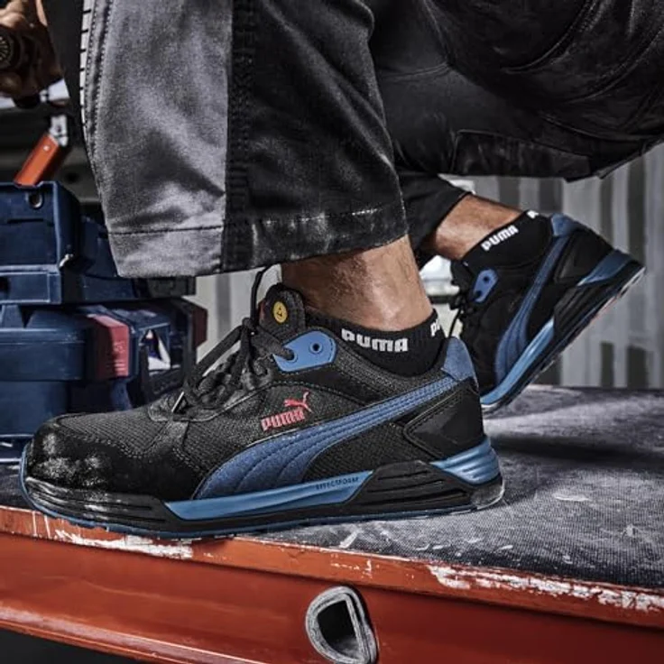 PUMA Safety Sicherheitsschuh, Urban Effect Sohle, Fiberglasskappe, Schwarz – Bild 4