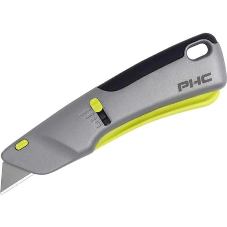 Berger & Schröter Victa Zangengriffmesser E13206-9-01, automatisches Sicherheitsmesser mit 3 Schnitttiefenoptionen und ergonomischem Griff – Bild 2