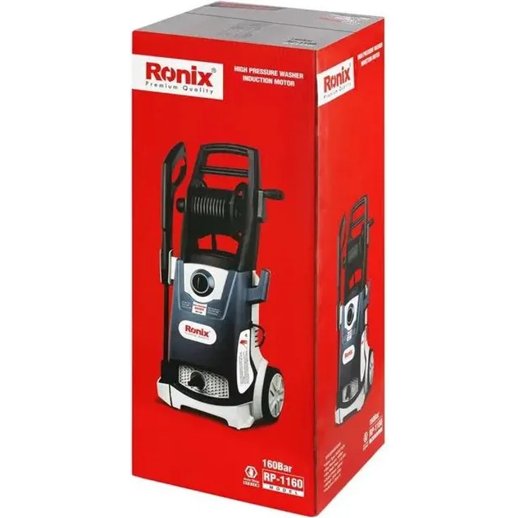 Ronix RP-4100, Induktions-Hochdruckreiniger mit 160 W - 2200 W, 130 bar, 4-in-1 Multifunktion, ergonomisches Design, 5m PVC-Schlauch