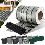 KESSER PVC Sichtschutzstreifen Sichtschutz Rolle Doppelstabmatten Zaun Blickdicht Wetterfest und Windschutz Zaunfolie Sichtschutz Garten Gartenzaun Dunkelgrau, 35 m - Preisvergleich