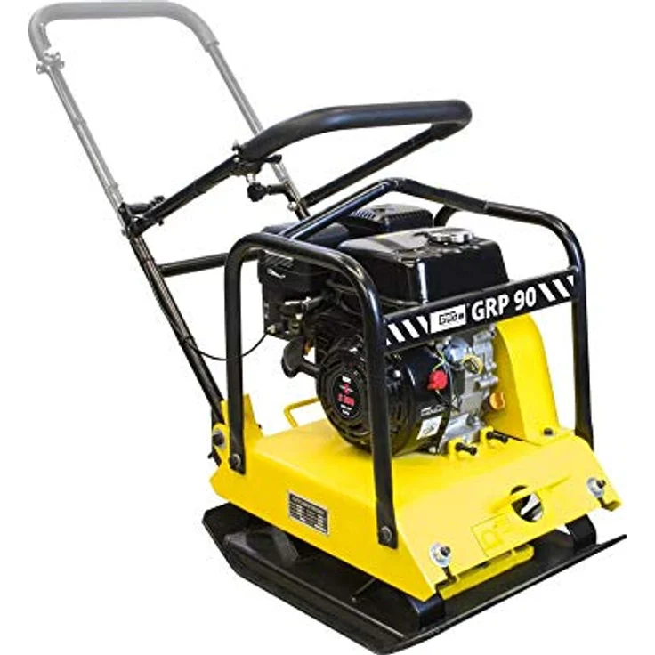 55538 Güde RÜTTELPLATTE GRP 90 + Gummimatte& Fahrwerk 5,5 PS – Bild 3