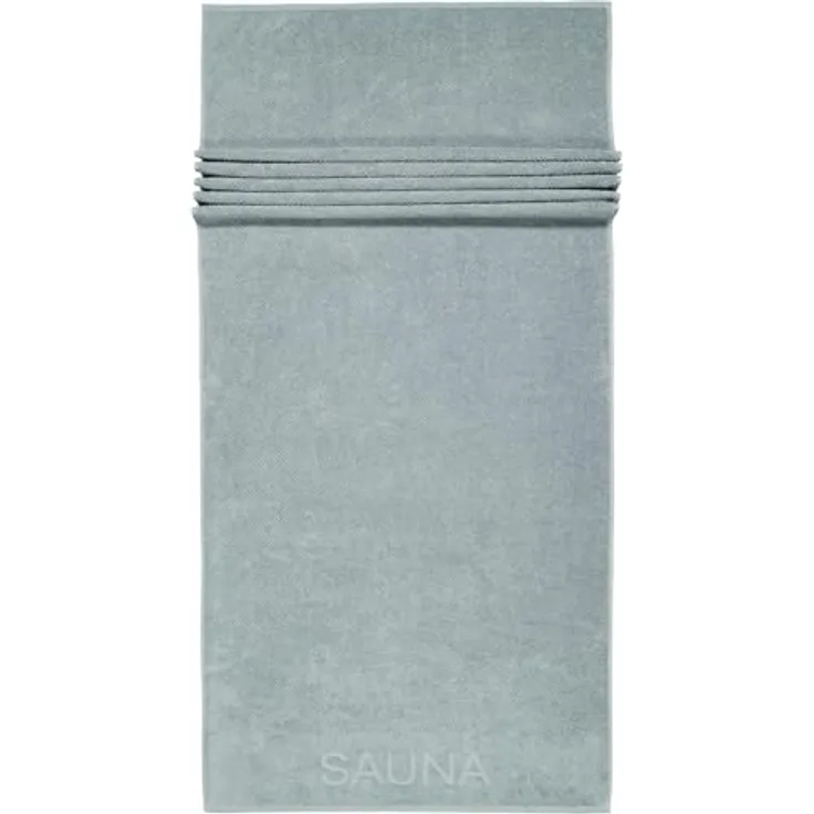 Cawoe Saunatuch Pure, Grün, 80x200 cm, hautfreundliches Textil für Freizeit und Wellness