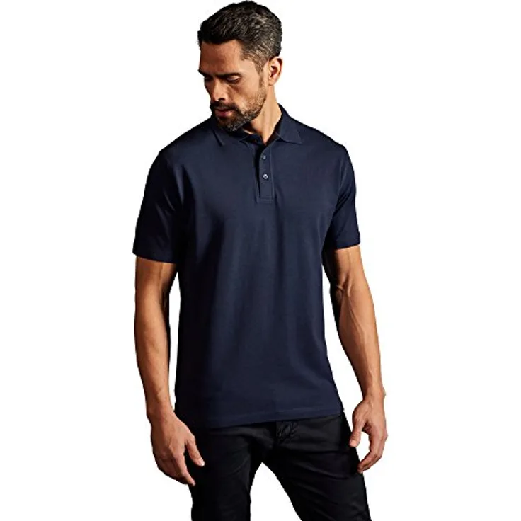 Superior Poloshirt Herren, Marineblau, M