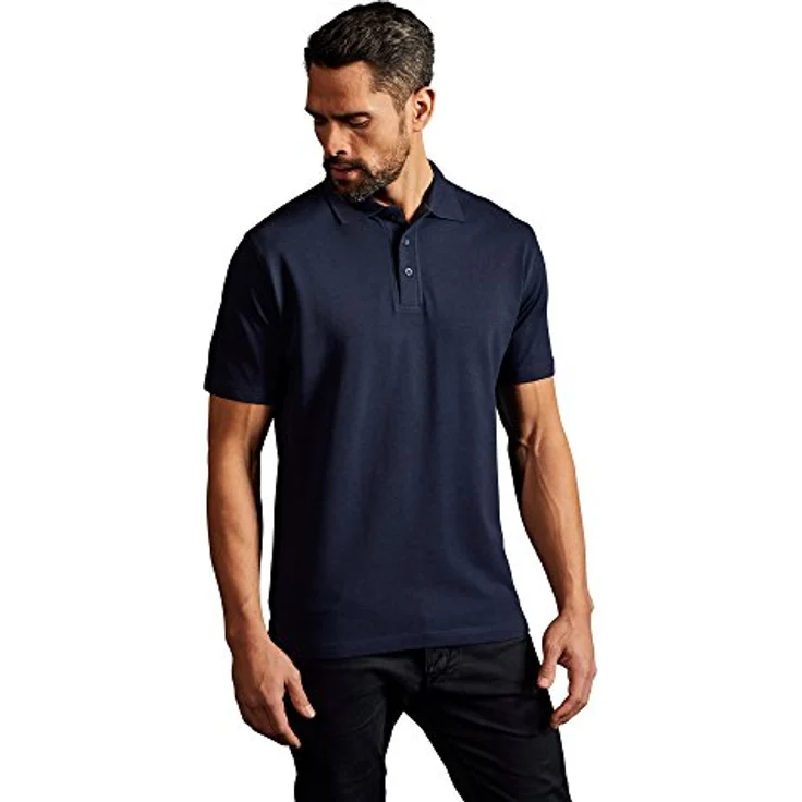 Superior Poloshirt Herren, Marineblau, XL – Bild 1