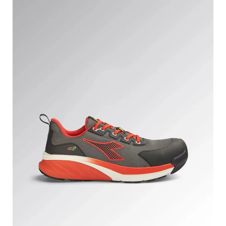 Diadora Utility 701.182043 S1PS SC, Rote Sicherheitsschuhe mit Aluminium-Zehenschutzkappe und rutschfester Einlegesohle, Größe 46