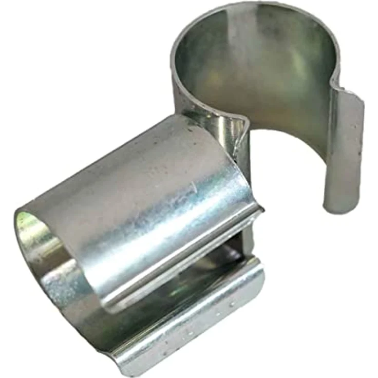 20 Stück Metallclips für Gewächshaus, zinkbeschichtet, 25 mm x 30 mm – Bild 1