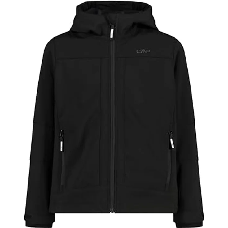 CMP Softshelljacke KID SOFTSHELL JACKET FIX HOOD Atmungsaktiv & Wärmeisolierend & Wasserabweisend, Unisex, Blau – Bild 2
