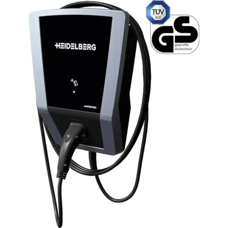 HEIDELBERG Wallbox für Solaranlagen, 11 kW mit App, RFID und integriertem Solarmanager, weiß – Bild 2