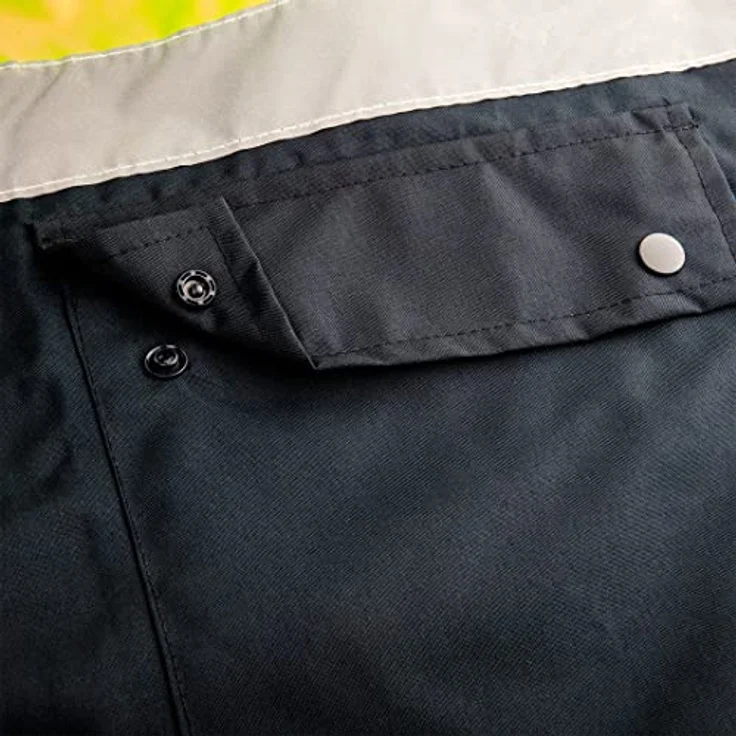 Warnschutzjacke mit Reflektionsstreifen EN ISO 20471 M neongelb – Bild 5