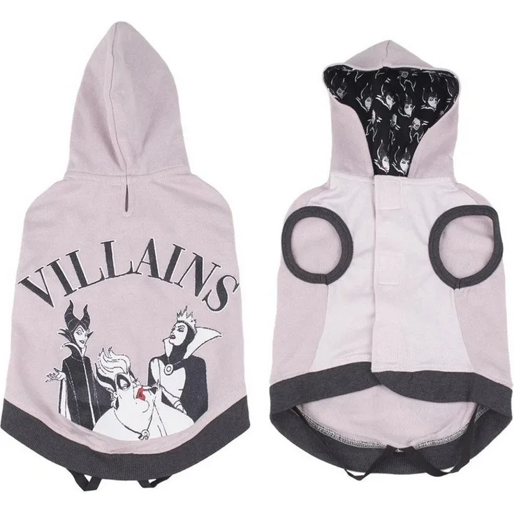 Cerda Disney Villains Hundepullover, Sweatshirt für Hunde in Größe XS, bequem & warm aus 60% Polyester und 40% Baumwolle