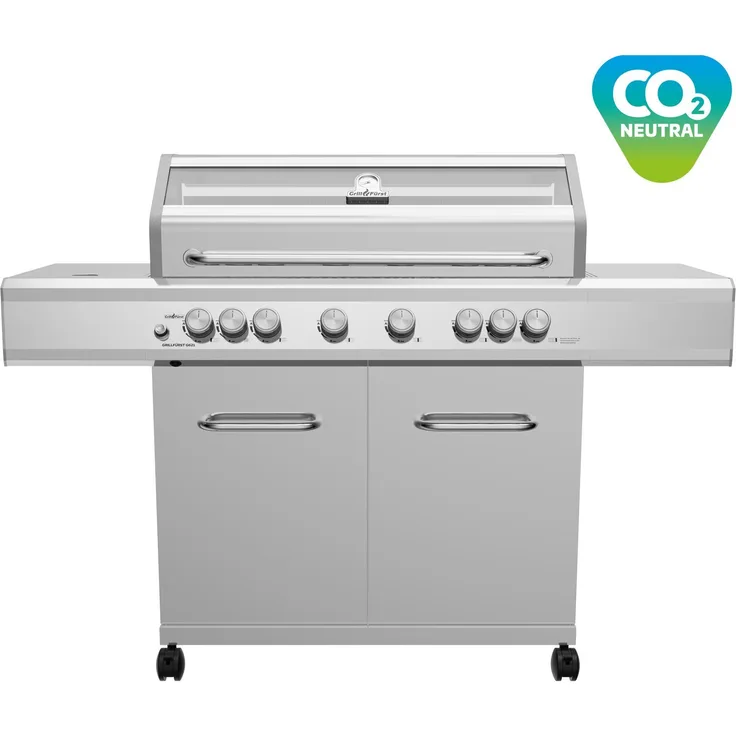 Grillfürst Gasgrill Grillfürst G621G 6-Brenner Edelstahl-Gasgrill