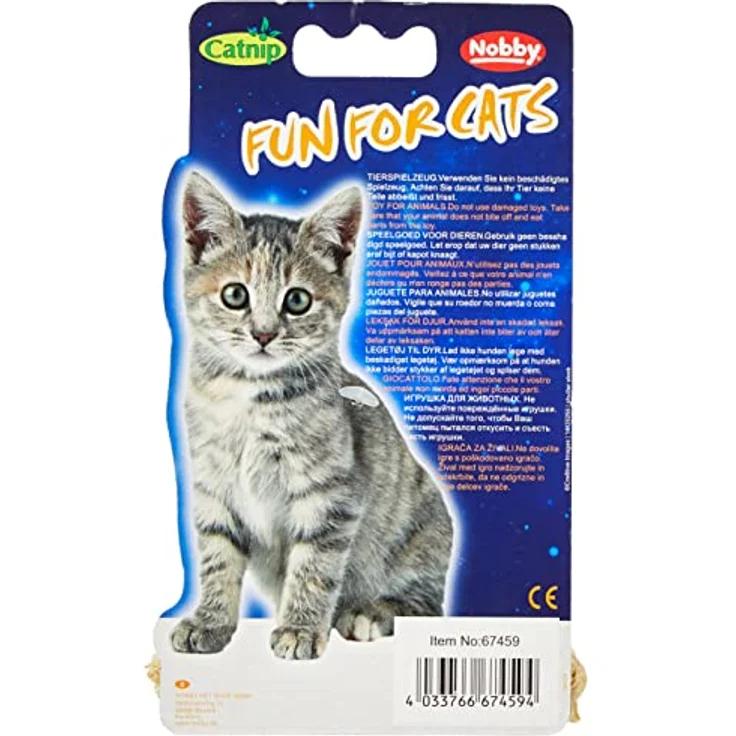 Nobby Plüsch Ente mit Catnip, 10 cm, 1 Stück – Bild 2