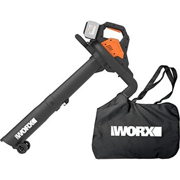 WORX WG583E.9 Akku Laubbl ser Laubsauger 40V 2x20V 2 in 1 zum