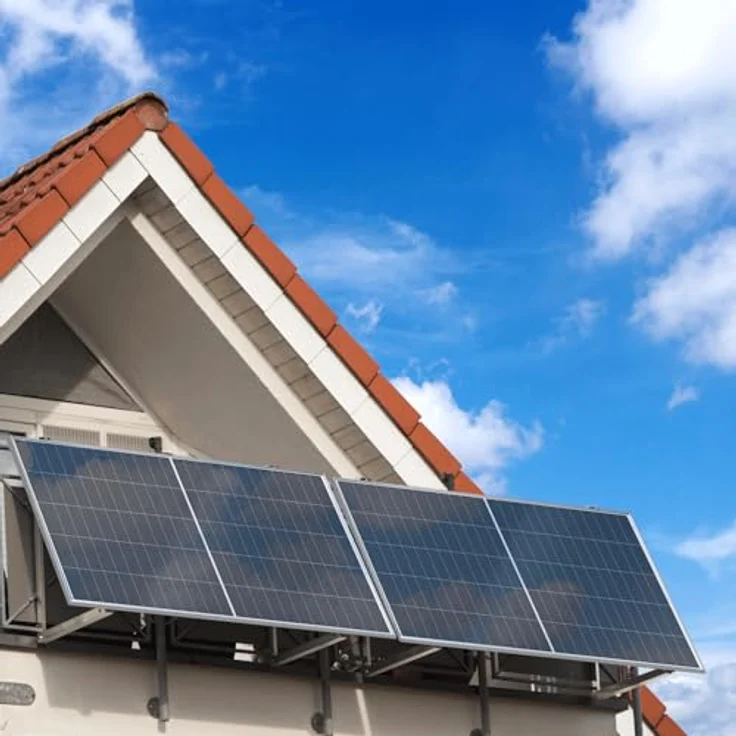 SUNNIVA Balkonkraftwerk 900W/800W, PV Solaranlage Komplettset mit 2x 450W Solarmodulen, Ecoflow Stream Wechselrichter, Silver Frame, inkl. 5m Kabel, Bluetooth & WIFI – Bild 5