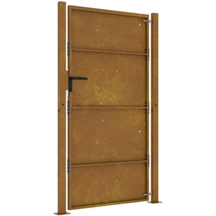 vidaXL Gartentor aus Cortenstahl, 105 x 180 cm, rostig – Bild 6