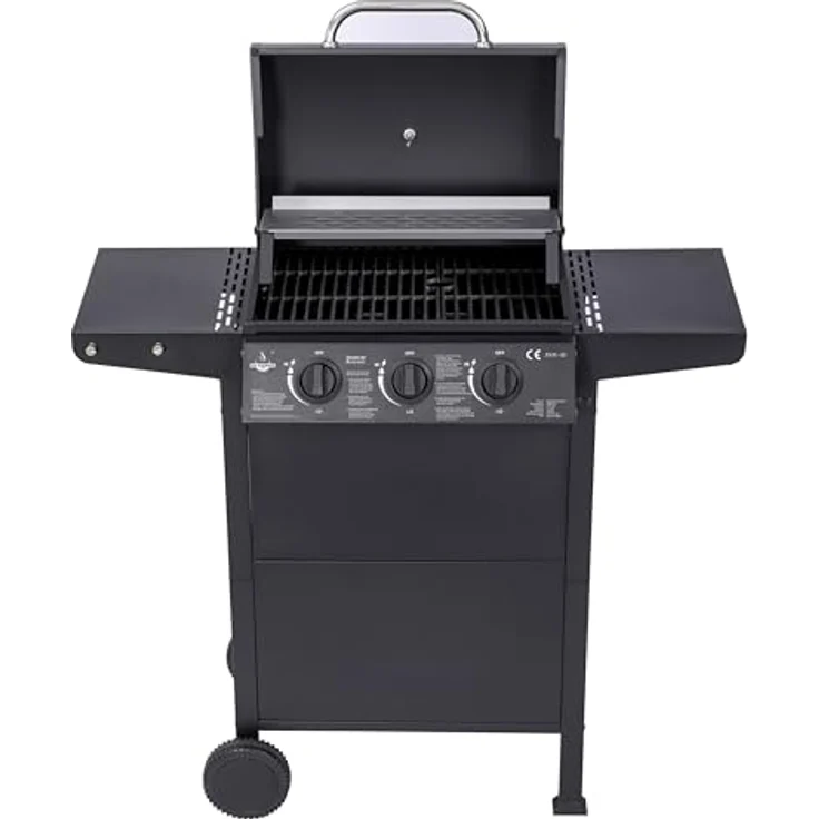 El Fuego Gasgrill "San Jose 3 Brenner" | Grillrost aus Gusseisen | mit Thermometer und großen Seitenablagen | BBQ Grill | AY0205 – Bild 3