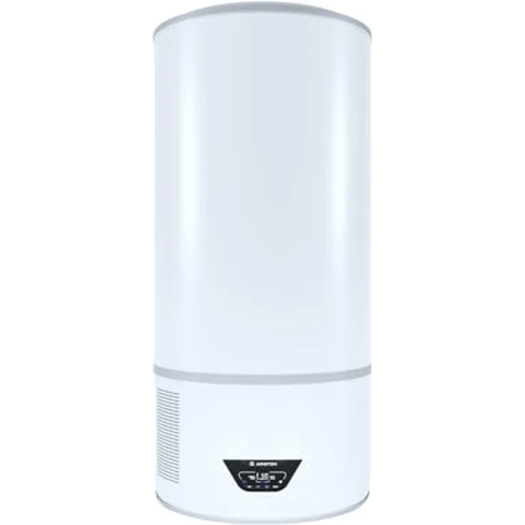 Ariston Lydos Hybrid Wi-Fi 80, Warmwasserspeicher mit Wärmepumpe, Weiß, 46,5 x 5,3 x 100,9 cm, 40,76 kg – Bild 1