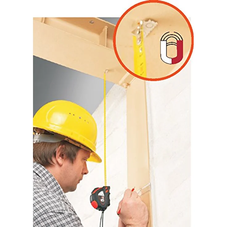 CONNEX Rollbandmaß 5m-19mm, mit extra großen Zahlen – Bild 3