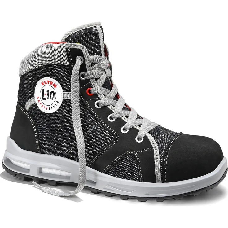 ELTEN SENSATION XXT Mid ESD S2 769720, Sicherheitsstiefel mit Jeans-Optik und Infinergy® Sohlenkern
