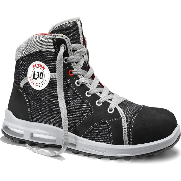 ELTEN SENSATION XXT Mid ESD S2 769720, Sicherheitsstiefel mit Jeans-Optik und Infinergy® Sohlenkern – Bild 1