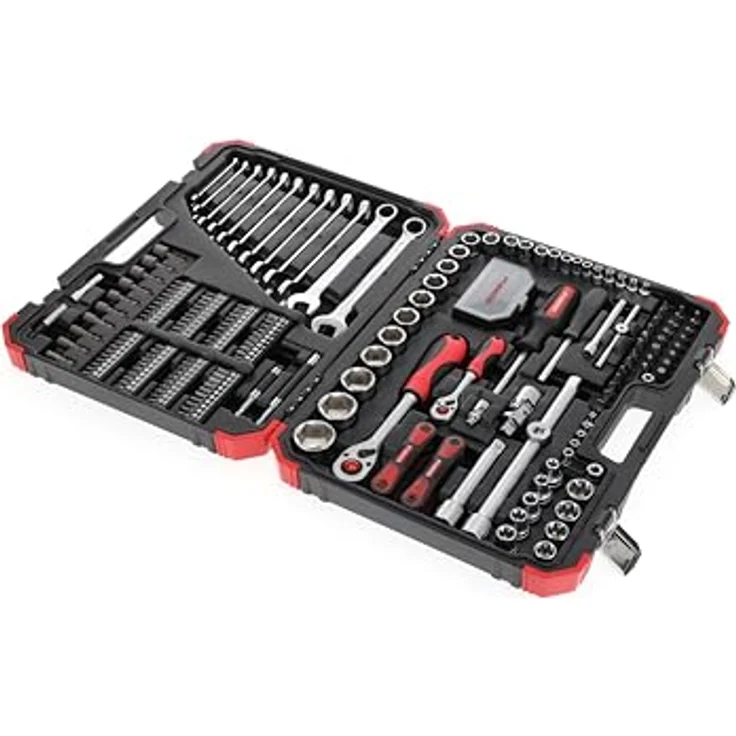 Gedore Red Werkzeugkoffer Steckschlüssel-Satz, 232 Teile, Chrom-Vanadium-Stahl, im GEDORE red Design – Bild 5