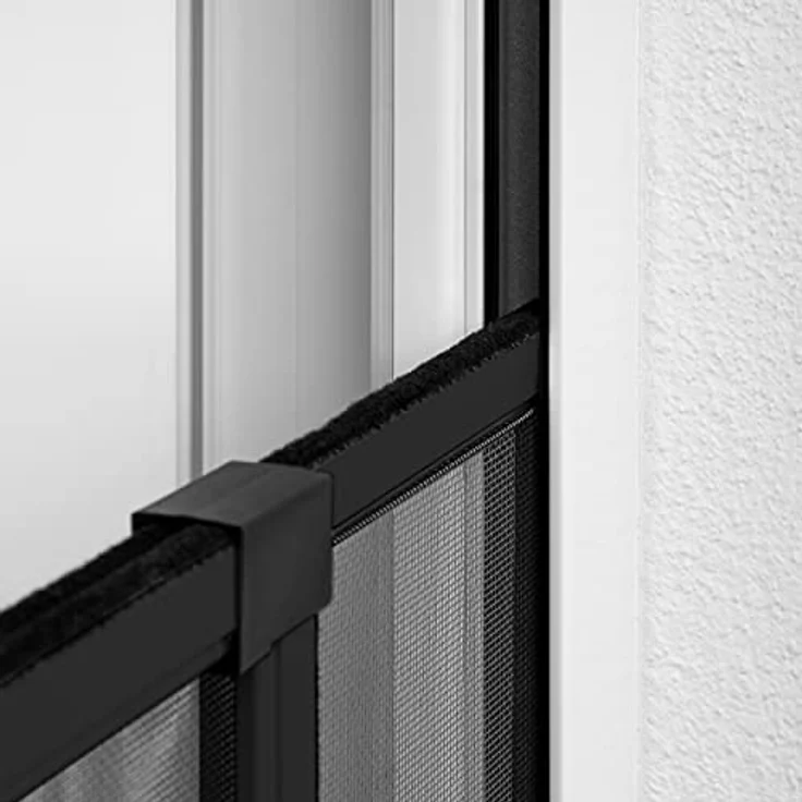 Ventanara® Insektenschutz Schiebe Fenster Fliegengitter Mückenschutz (50 x 75 cm, anthrazit) – Bild 4