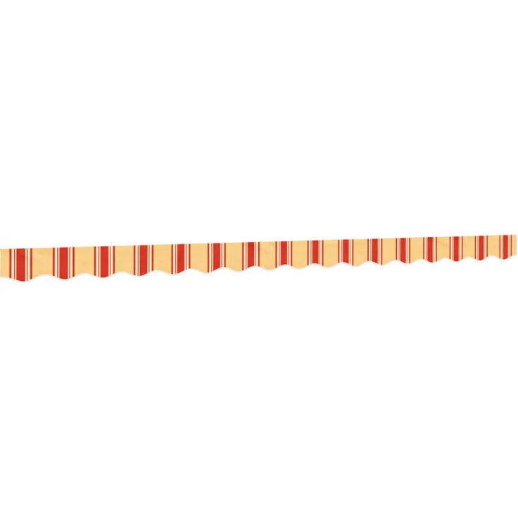 vidaXL Markise Markisenvolant Gelb und Orange Gestreift 4 m (1-St) - Wasserfest, UV-beständig, 100% Polyester mit PU-Beschichtung – Bild 1
