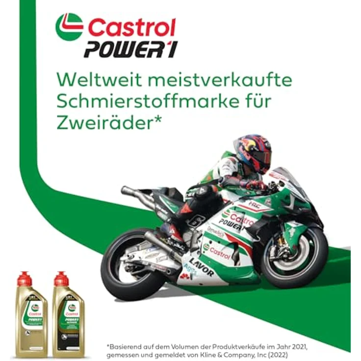 Castrol Power 1 Motoröl 4T, 10W-40, 4.000 ml, Trizone Technology™ für optimalen Schutz und Leistung – Bild 4
