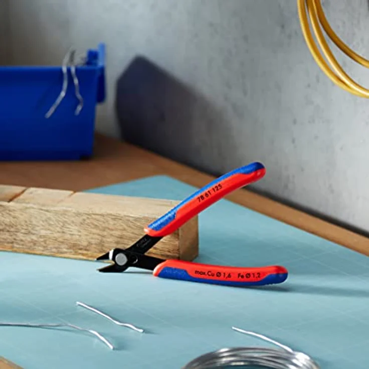 KNIPEX 78 61 125 Electronic Super Knips brüniert mit Mehrkomponenten-Hüllen 125 mm – Bild 2