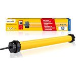 Schellenberg 20222 Rolladenmotor Maxi Action bis zu 3 m² Rolladen ganz einfach elektrisch bedienen, mechanische Endlageneinstellung, passend für 60 mm Stahlrohrwellen, Rolladenantrieb