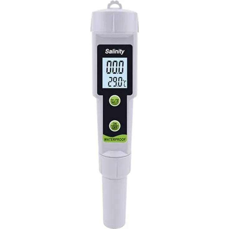 Summer Fun Salzgehaltsmesser 2in1 TDS Digital, Hochpräzises Testgerät für Pool- und Aquarienwasserqualität