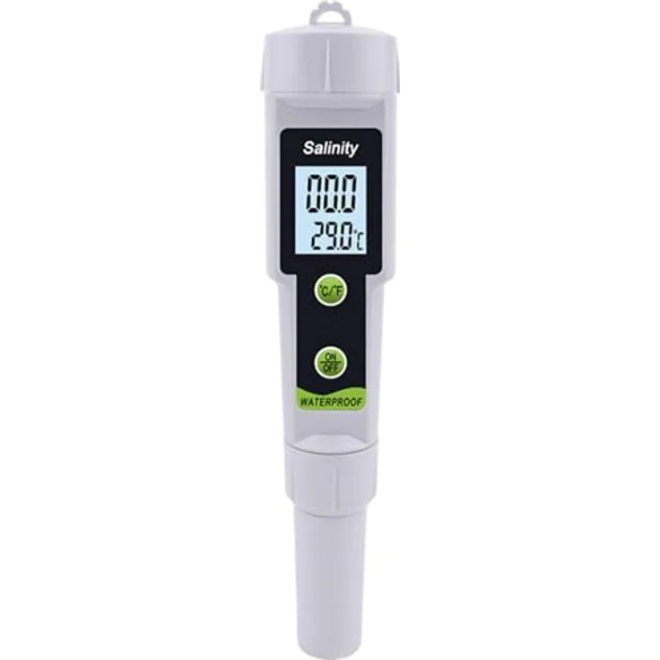 Summer Fun Salzgehaltsmesser 2in1 TDS Digital, Hochpräzises Testgerät für Pool- und Aquarienwasserqualität – Bild 1