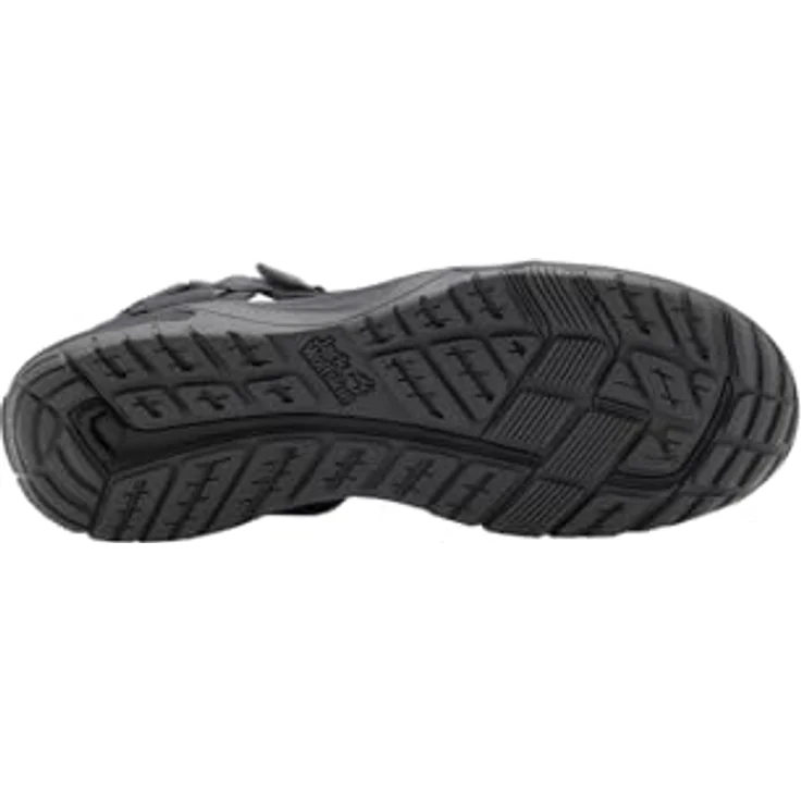 Jack Wolfskin Lakewood Ride Sandal M, Sicherheitssandalen für Herren, Schwarz, (45.5) mit verstellbaren Riemen und weichem EVA-Fußbett – Bild 7