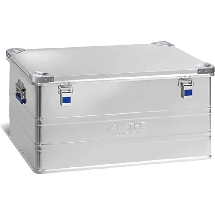 ALUTEC MÜNCHEN Aluminiumbox INDUSTRY 157, 157 l, staub-/spritzwassergeschützt, 750 x 550 x 381 mm, 7,52 kg, robust für Handwerk und Industrie – Bild 1