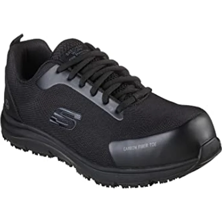 Skechers Ulmus BLK Sicherheitsschuh, Kohlefaser Zehenschutz, Memory Foam Einlegesohle, Herren S3 SRC ESD – Bild 2