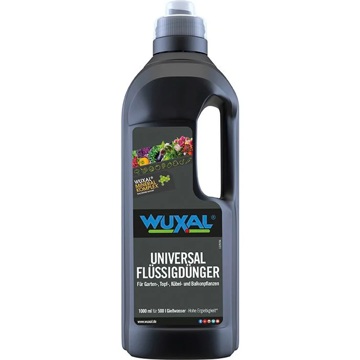 WUXAL Universaldünger überchelatisierter NPK 8+8+6 Dünger zur Blatt- und Bodendüngung 1 l Flasche