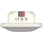 Theben LUXA 103 S360-12 KNX UP WH, Präsenzmelder für KNX-Bussystem mit 360° Erfassungsbereich, weiß