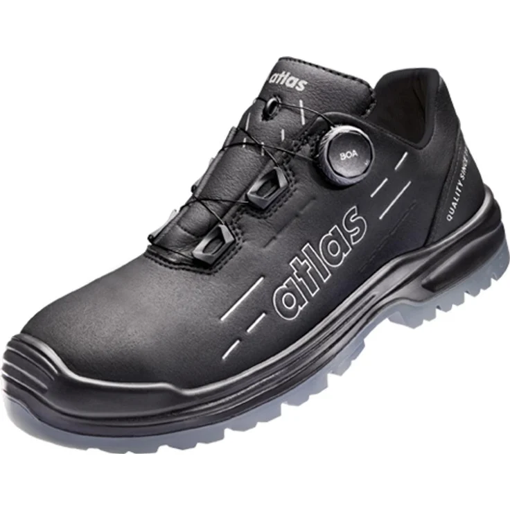Atlas MAX 150 PRO BOA, Sicherheitshalbschuh S3 ESD mit Stahlkappe, schwarz, Gr. 46