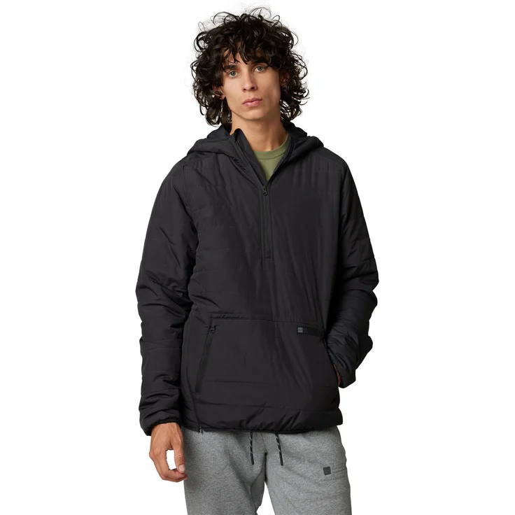 Fox Vest 22 Howell, Herren Kapuzen-Steppjacke, leicht und packbar, DWR-beschichtet, Schwarz, Größe S