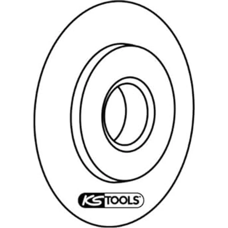 KSTOOLS Ersatzschneidrad für Rohrabschneider, Spezial-Werkzeugstahl, passend für Metall, ø 18,2 x 3 mm – Bild 3