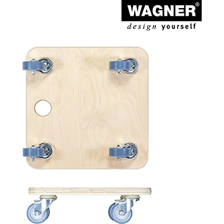 Transportroller aus Multiplexplatte, quadratisch, VE 2 Stk, Räder mit - Wagner – Bild 9