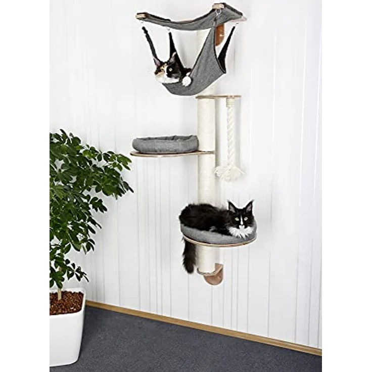 Kerbl 81545 Wandkratzbaum Dolomit 2.0 Tofana, 140 x 75 cm, grau – Bild 2