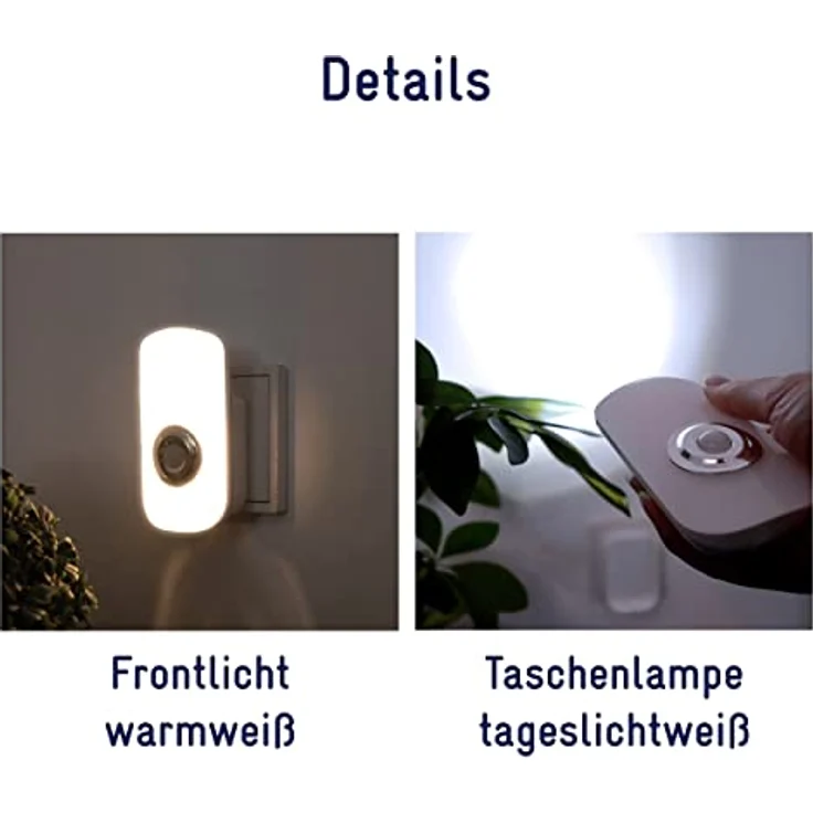Müller-Licht LED-Orientierungslicht, 27700013, Nox Sensor, weiß – Bild 4