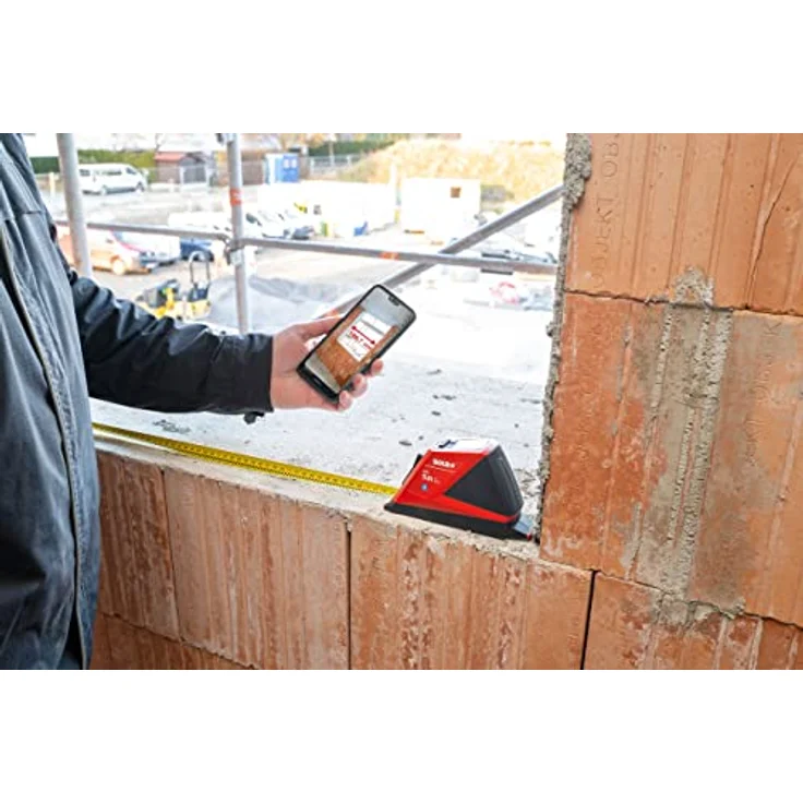 SOLA CITO - Maßband digital 5m / 25mm mit Bluetooth - Profi Rollbandmaß digital mit LCD-Anzeige und Li-Po Akku - Übertragen der Messwerte auf Smartphone-App - digitaler Rollmeter Länge 5m mit mm Skala – Bild 5