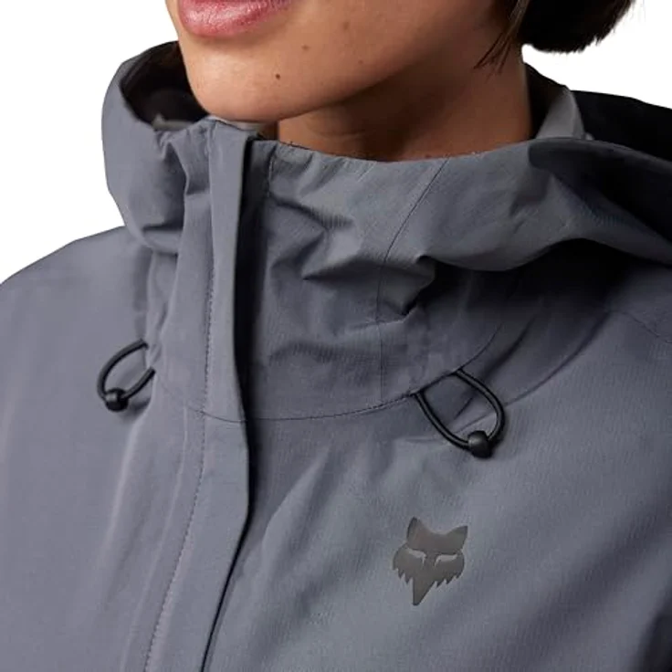 Fox JACKET 24 W RANGER 2.5L WATER GRAPH, Damen Velojacke mit Wetterschutz, grau, Größe L – Bild 3