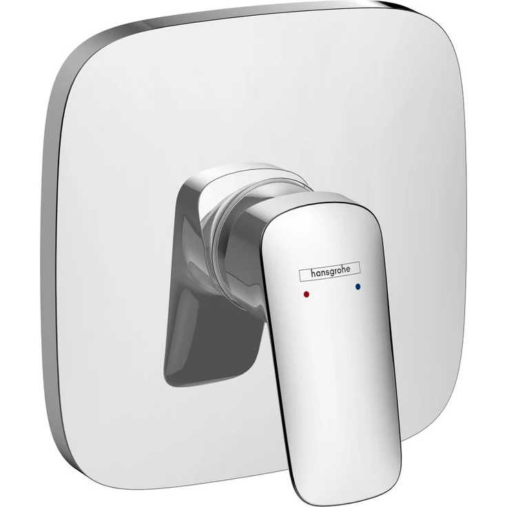 Hansgrohe Logis Einhebel-Brausemischer Unterputz, 29,3 l/min für iBox universal, Chrom 71605000, Temperaturbegrenzung einstellbar, Geräuschgruppe I, Durchflussklasse B