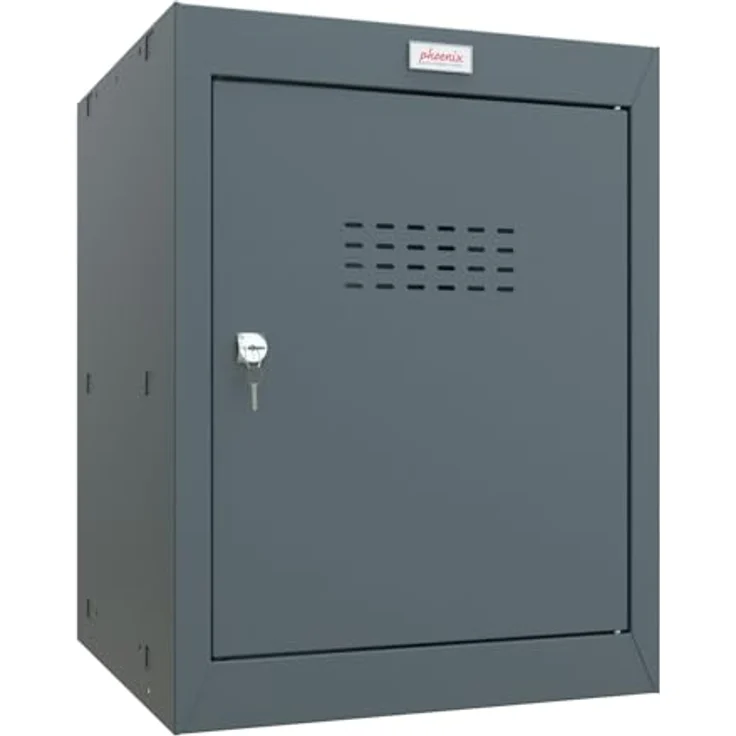 Phoenix Tresor CL0544AAK Cube Locker, 66L Schließfach, anthrazitgrau, modulare Konstruktion mit Standardschlüsselverschluss – Bild 1