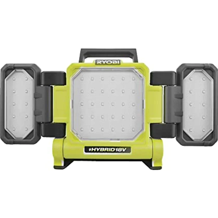 RYOBI Hybrid-LED-Panelleuchte RLPH18-0 18V Werkstattleuchte, Arbeitsleuchte, Akku- & Netzbetrieb – Bild 1