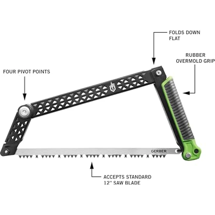 Gerber Säge FREESCAPE SAW, klappbare Handsäge, Kunststoffgriff, gummiert – Bild 3