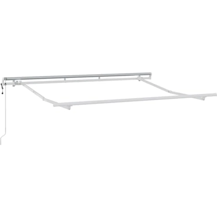 vidaXL Ausziehbare Markise Taupe 450 x 300 cm, wetterfestes Stoff-Aluminium-Design mit Fernbedienung – Bild 8